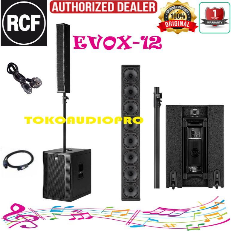 Speaker RCF EVOX 12 Active Two-Way Array Speaker Aktif RCF Evox12