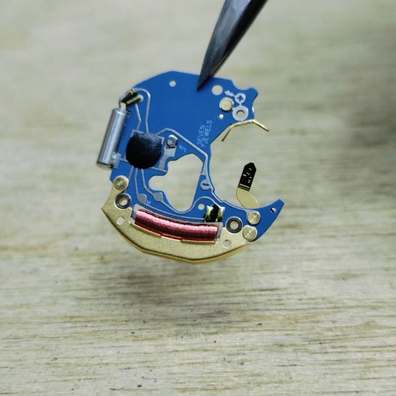 IC/CIRCUIT MESIN JAM TANGAN SWISS ETA TYPE 956.412/956.414 BATERAI 721 ORIGINAL BARANG TIDAK SEGEL/P