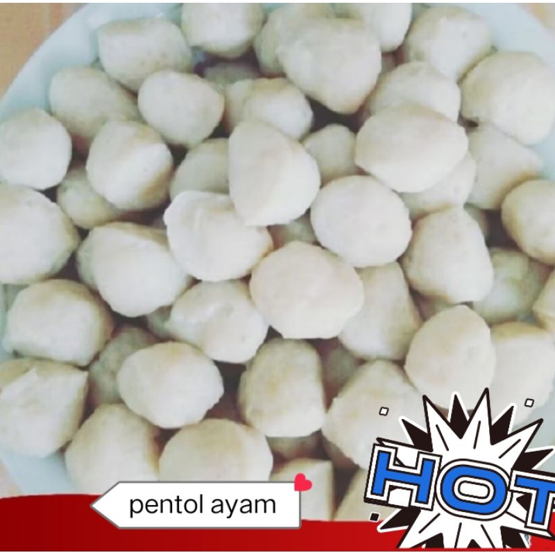 

Pentol ayam kuah isi 25pc