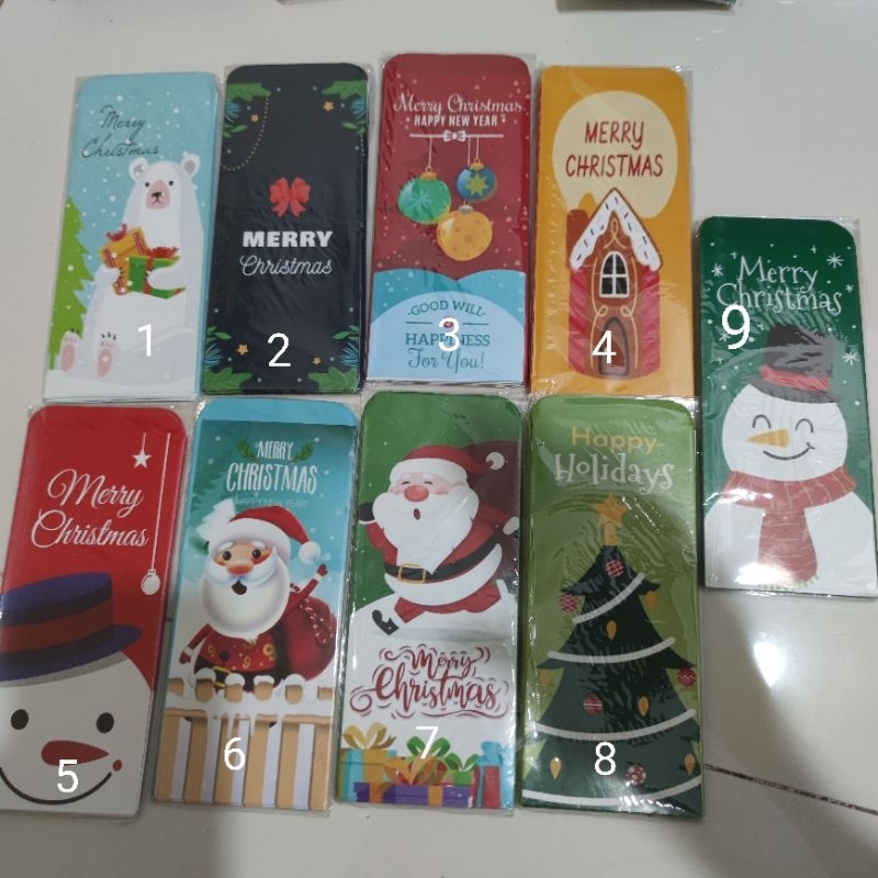 

AMPLOP LEBARAN VERSI CHRISTMAS NATAL HARGA PER PCS