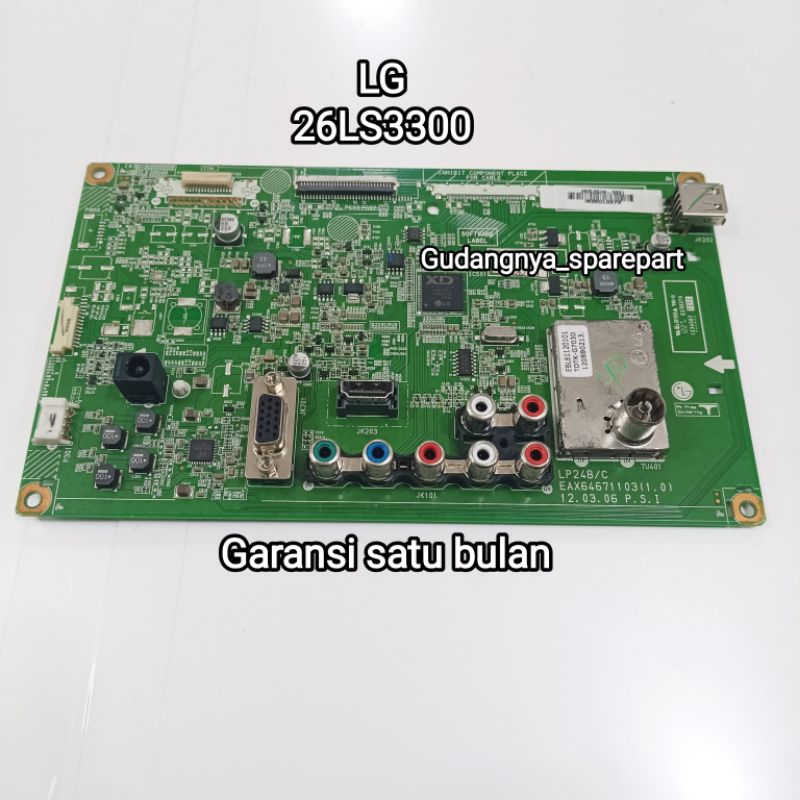 Mb mainboard LG 26LS3300 mobo modul mesin tv motherboard