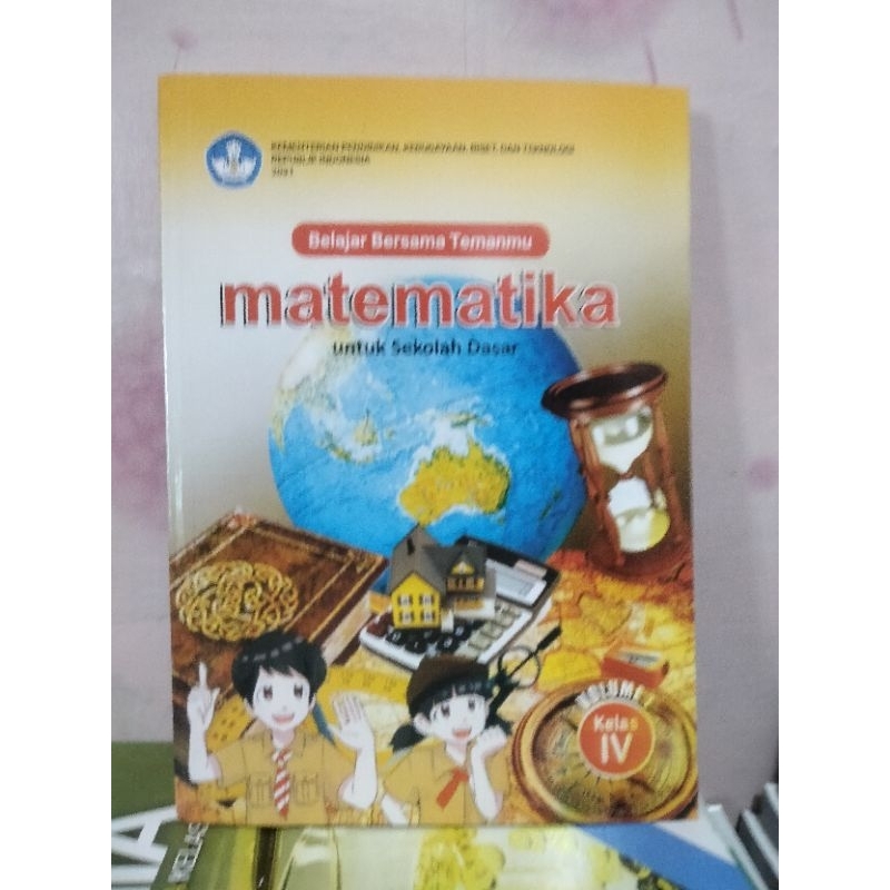 buku matematika volume 1 kelas 4 IV sd mi bse bos edisi 2021