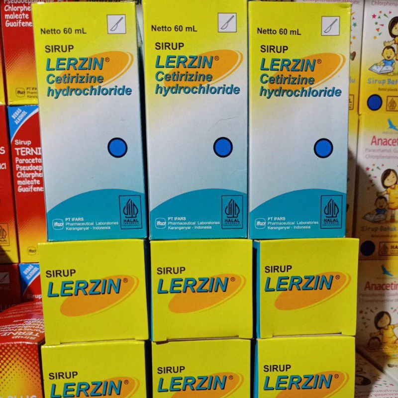 Obat Alergi Lerzin Sirup