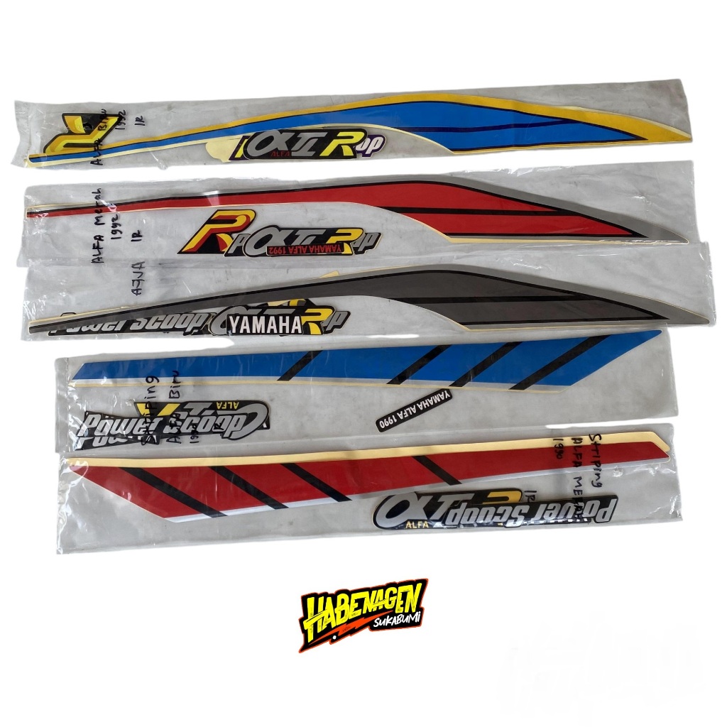 STRIPING ALFA 1992 | striping stiker sticker lis list polet decal cover kaper kafer kaver body bodi 