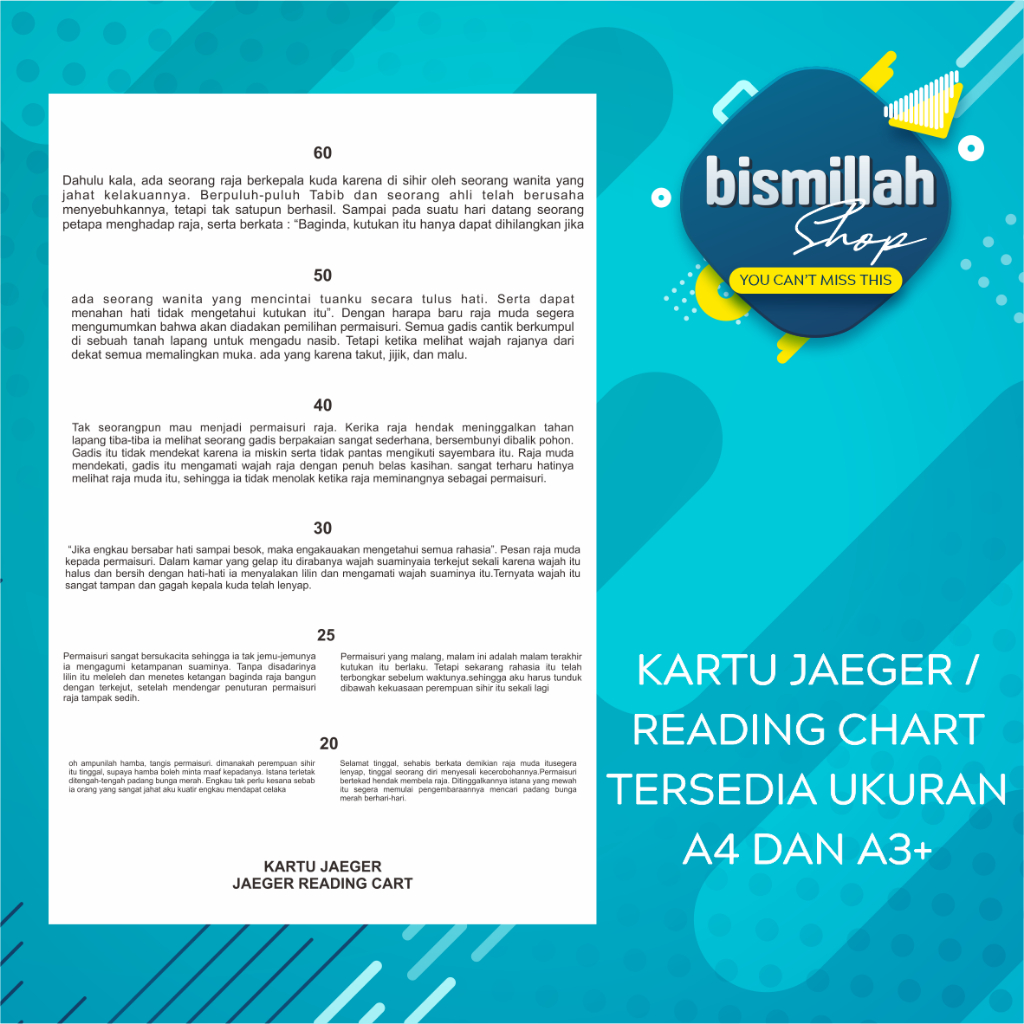 

Kartu Jaeger / Reading Chart