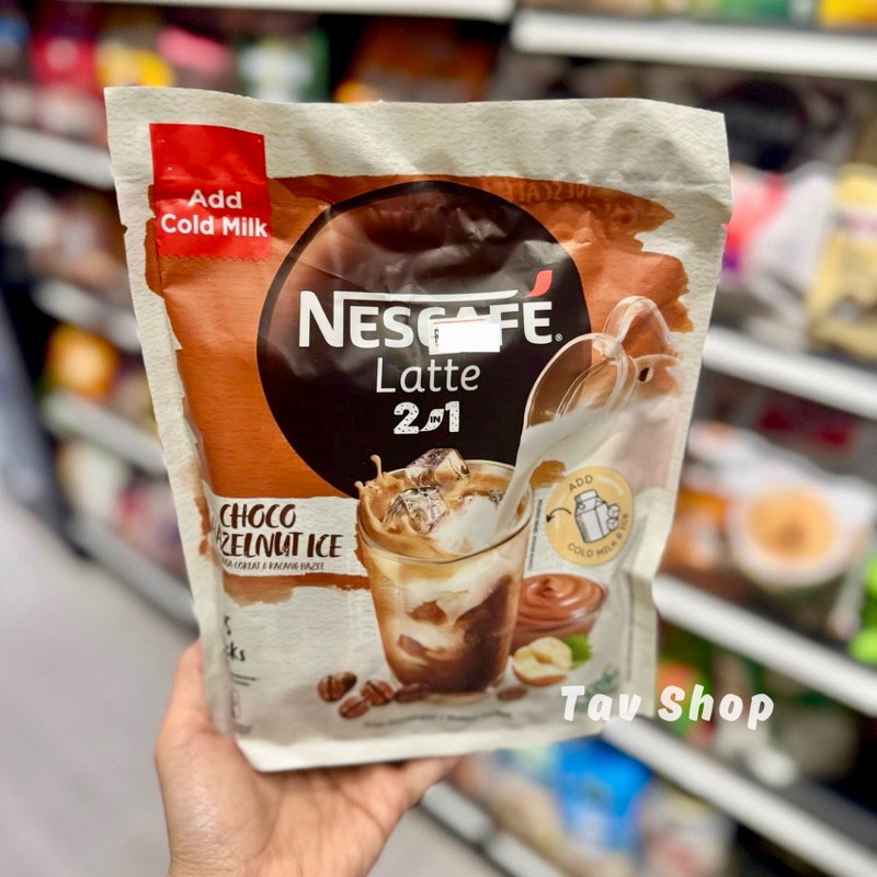 

NESCAFE Latte 2in1 Ice - Choco Hazelnut isi 15 sachet (Import) Malaysia