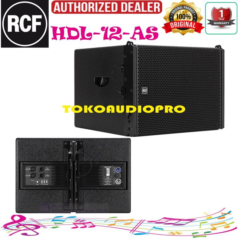 Subwoofer Aktif RCF HDL-12As 12" Subwoofer Aktif RCF HDL12AS Sub Aktif