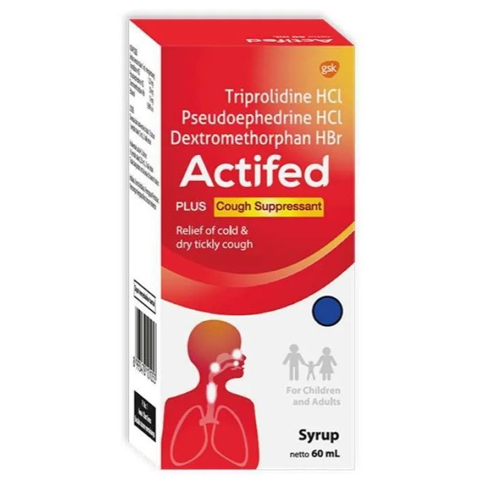 ACTIFED PLUS COUGH SUPRESSANT