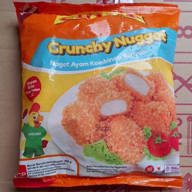 

Champ Nuget Crunchy 450gr