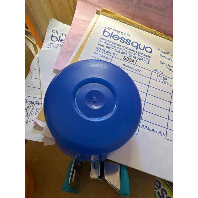 Tutup Galon air isi ulang Biru Donker Polos 980 pcs