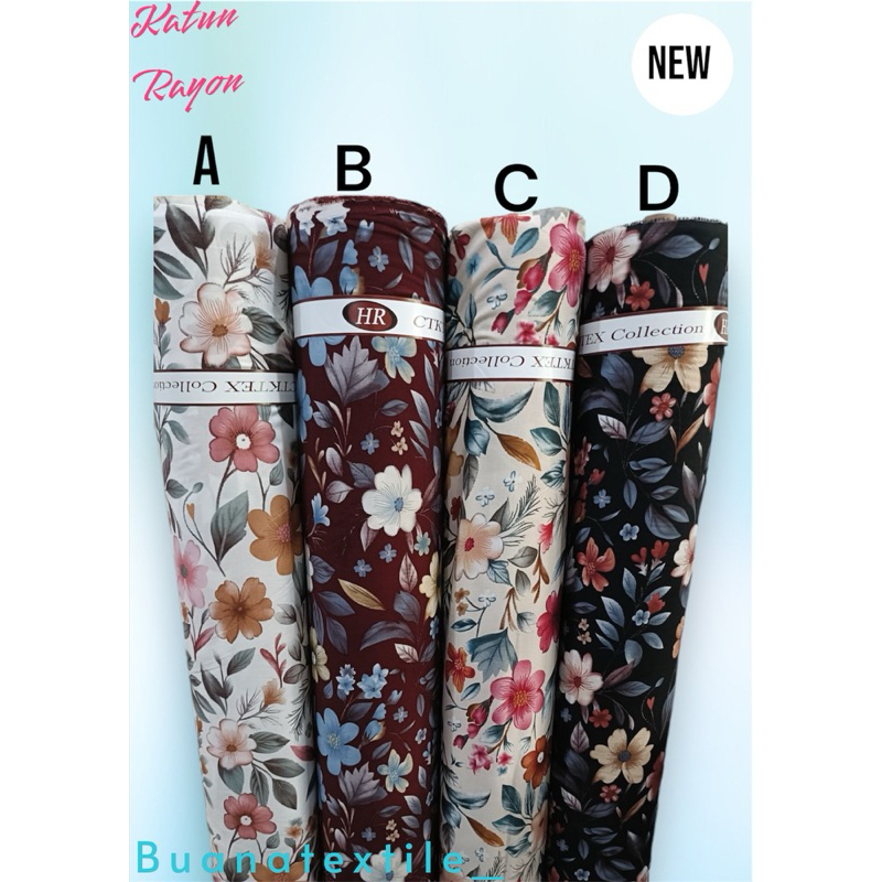 Katun Rayon Viscose Premium | Katun Rayon Motif Seri | Katun Rayon Murah | Katun Rayon Meteran
