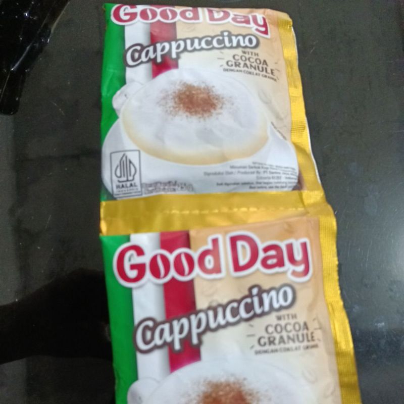 

KOPI GOOD DAY CAPPUCCINO 25G ( 1 RENCENG ) 10 SACHET