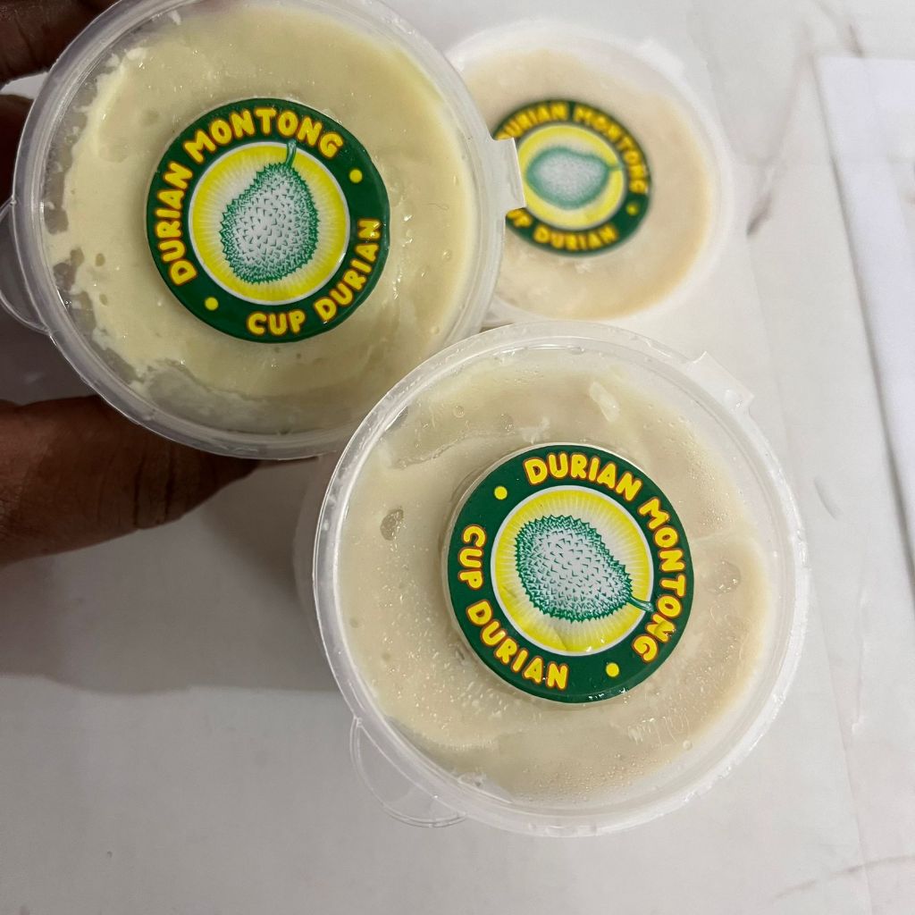 

PROMO Durian Cup Montong Murni 100gr