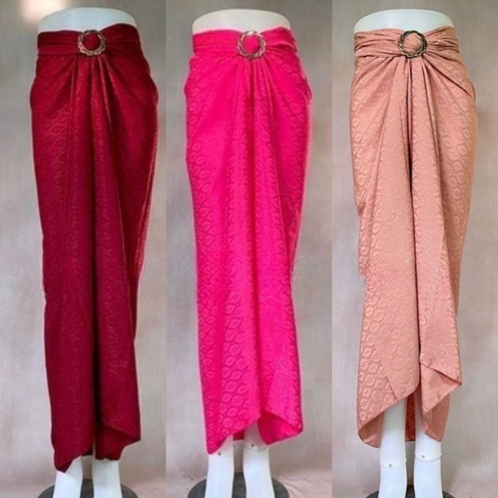 Rok Lilit Dobby Polos / Lilit Modern / Bawahan Kebaya Aneka Pilihan Warna