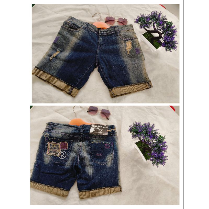 Hotpants Jeans/Hotpants Jeans Rippied/Hotpants Stik Balik