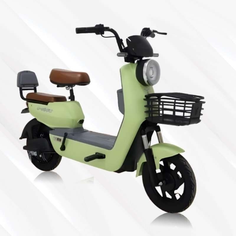 Sepeda Listrik U Winfly tipe D7D Hijau + Keranjang (GARANSI RESMI)