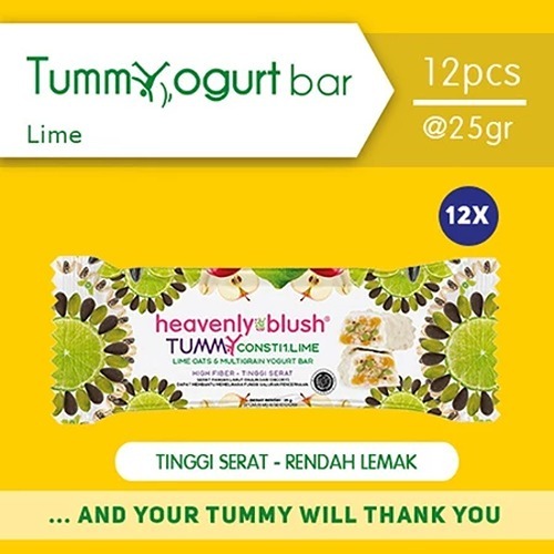 

Heavenly Blush Tummy Yogurt Bar Lime [12 Pcs x 25Gr]