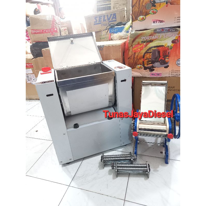 Paket Usaha Mixer / Mesin Pengaduk Adonan - Mesin Cetak Mie - Mie Manual