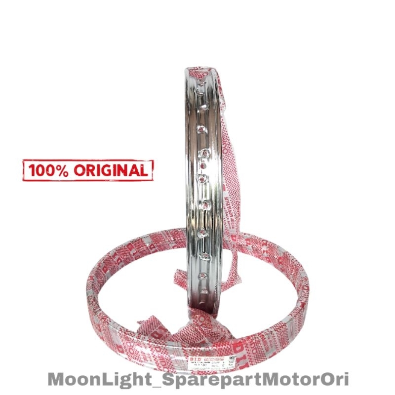VELG DID RING RIM 18 RXK GL PRO MEGAPRO PELEK 140-18 160-18 185-18 CHROME ASLI ORIGINAL DID