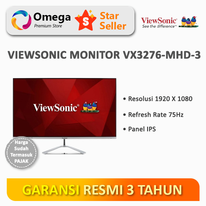 Monitor ViewSonic VX3276-MHD-3
