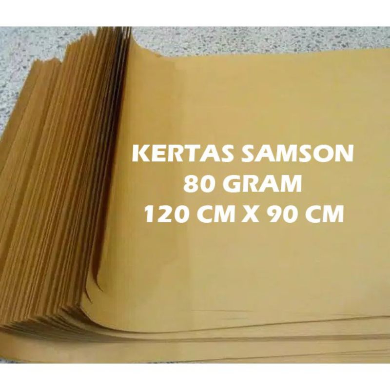 

KERTAS SAMSON COKLAT