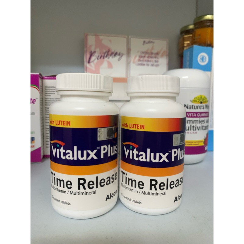 Vitalux Plus - Time Release Multivitamin/Multimineral 30 Tablets (Alcon)