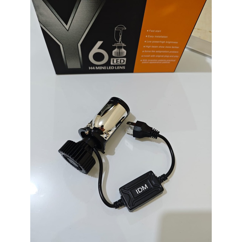 RB LAMPU LED Mobil Motor H4 Mini Projector Projector Y6D