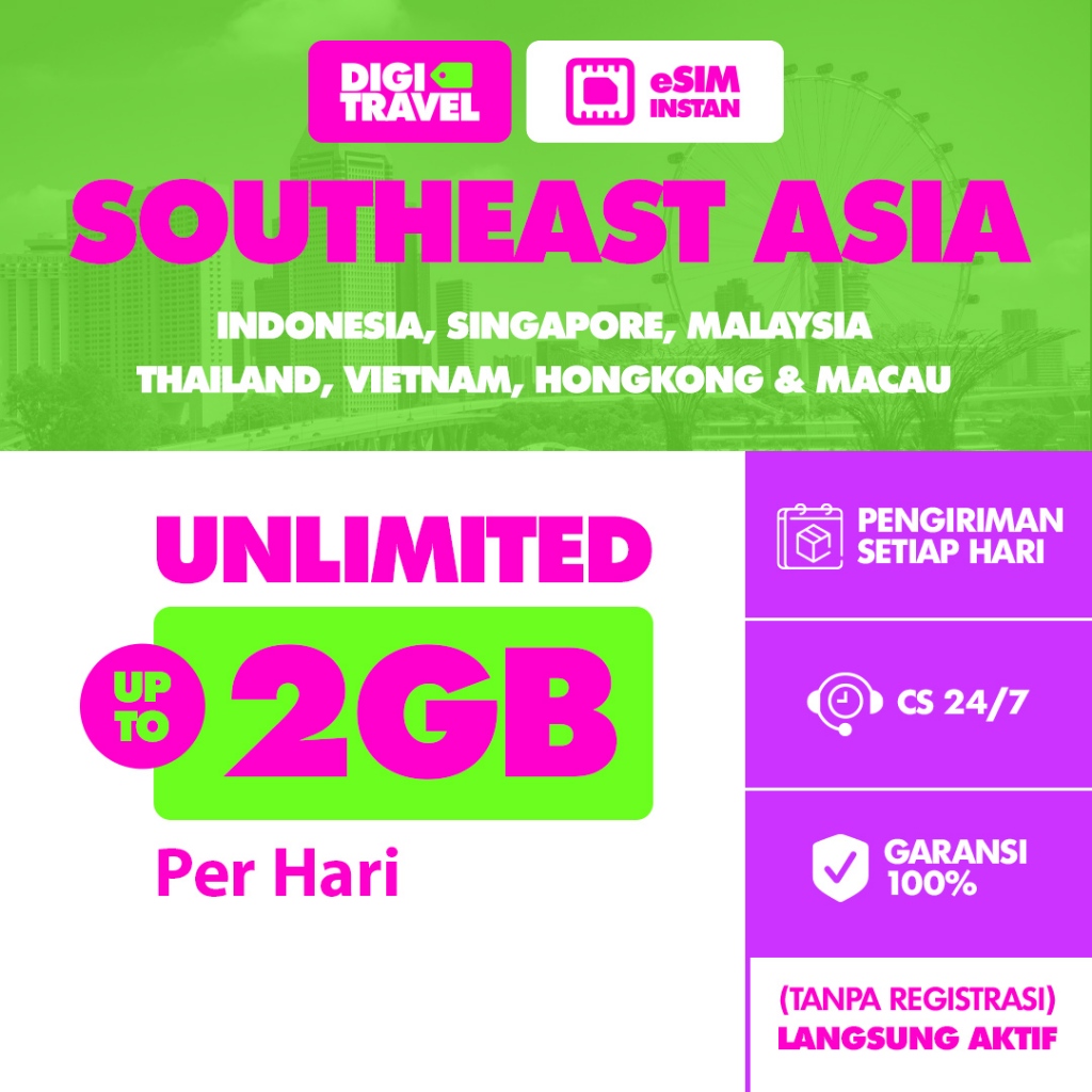 eSIM Singapore Malaysia Thailand Vietnam Hongkong Macau Unlimited Data Internet | eSIM Singapore | e