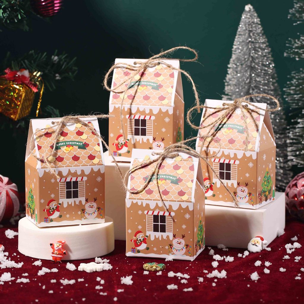 

(5PCS) Kotak Natal Kotak Kue Natal Gift Box Natal Kotak kue Natal Hampers Natal box