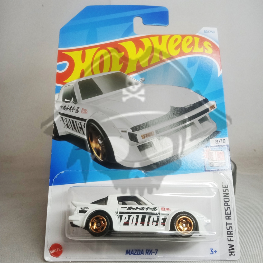 DIECAST HOTWHEELS REAL CAR MAZDA RX-7, HOTWHEELS JDM MAZDA RX-7