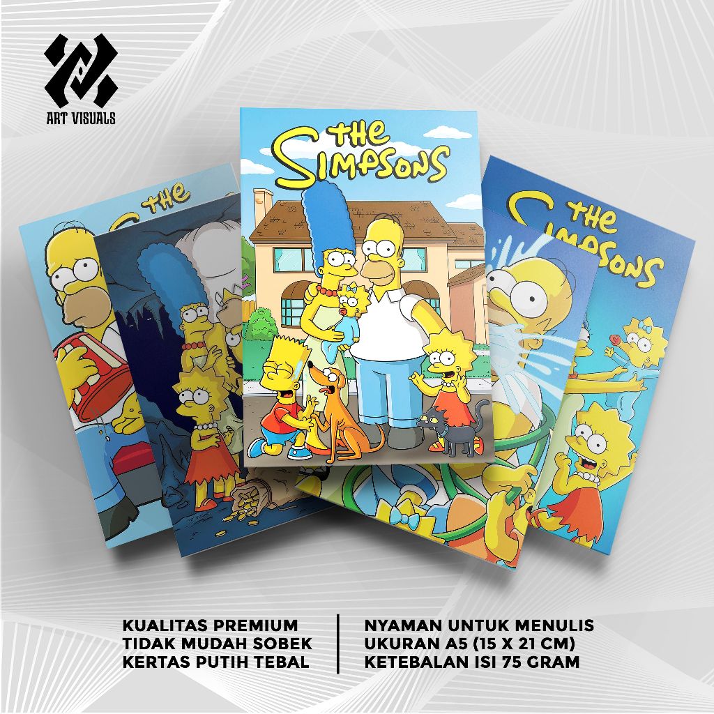 

Buku Tulis Custom Tema Kartun Disney The Simpsons Terlengkap Termurah Model Bebas Pilih Foto / Buku Tulis Sekolah / Buku Catatan