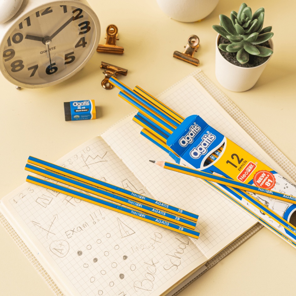 

TERBARU Agatis Neopex Pensil Tulis 2B 1Box Isi 12 Pcs