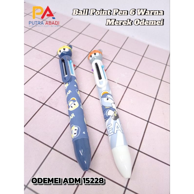 

Bulpen 6 Warna Odemei Karakter Lucu / Bolpen Estetik 3D