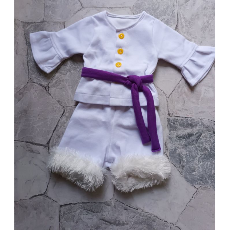 KOSTUM LUFFY ONEPIECE GEAR 5 NEWBORNPROPS PROPERTI FOTO NEWBORN BAJU LUFFY GEAR 5