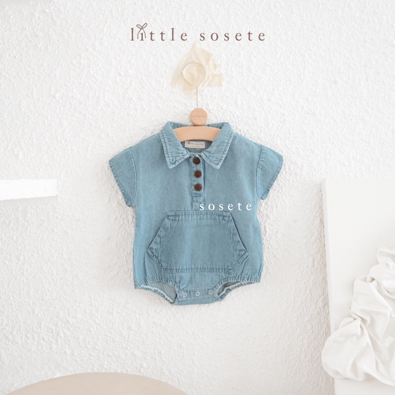 Little Sosete - Jeans Unisex Romper dan Set Bayi Atasan dan Bawahan *Romper Bayi Perempuan / Baju Ne