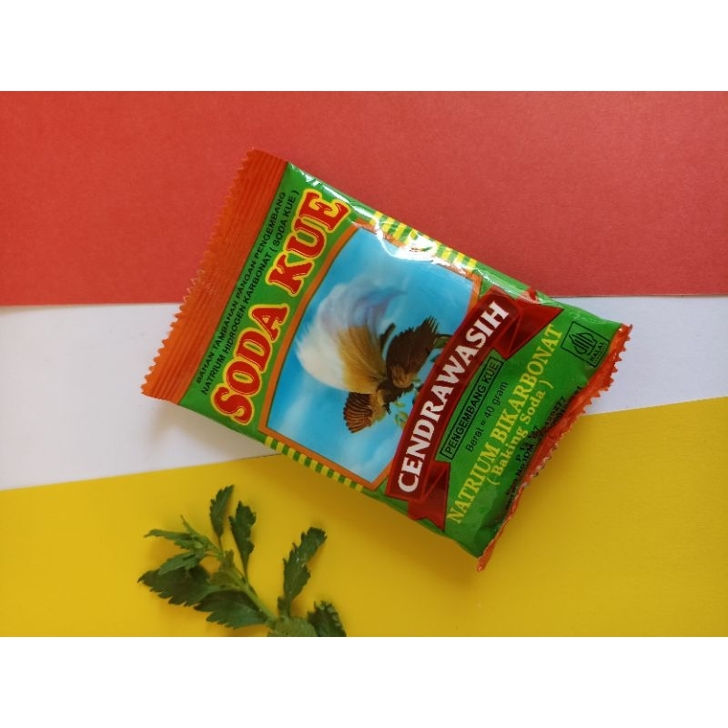 

SODA KUE [CENDRAWASIH] sachet 40Gram Pengembang KUE