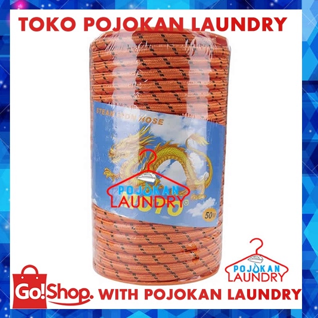 BIG SALE FASION Selang Setrika Uap Boiler Merek Nagamoto  Selang Uap Nagamoto  Selang Orange Nagamot