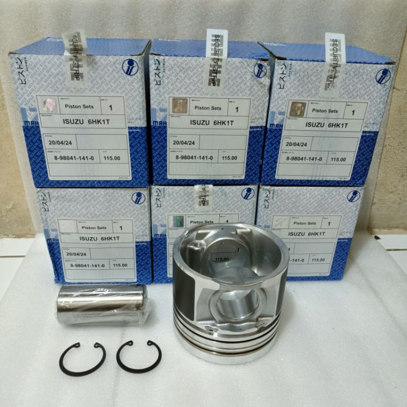 PISTON SEHER ISUZU 4HK1 4HK1T 6HK1 6HK1T MAHLE 8-98041-141-0