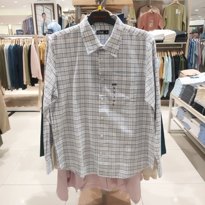 kemeja pria merk cole brand original matahari dept.store