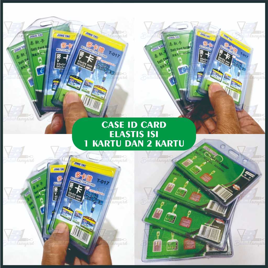 

Tempat id card elastis frame casing idcard bening elastis bahan karet silikon