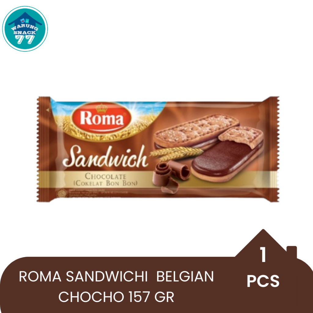 

ROMA SANDWICHI BELGIAN CHOCO 157 GR