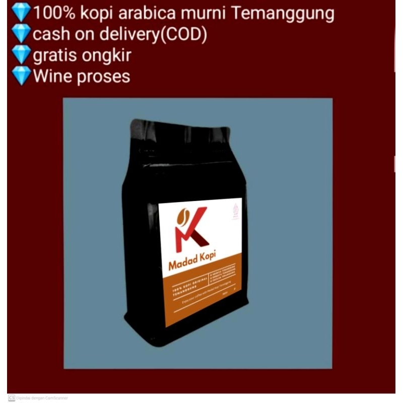 

kopi arabika temanggung wine petik merah gunung sumbing