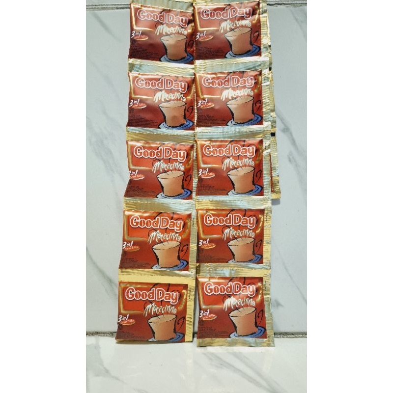 

Good day mocacino 1 renceng isi 10 pcs