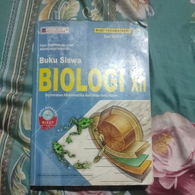 Buku biologi kelas 12 SMA K13 Kurikulum 13 edisi revisi