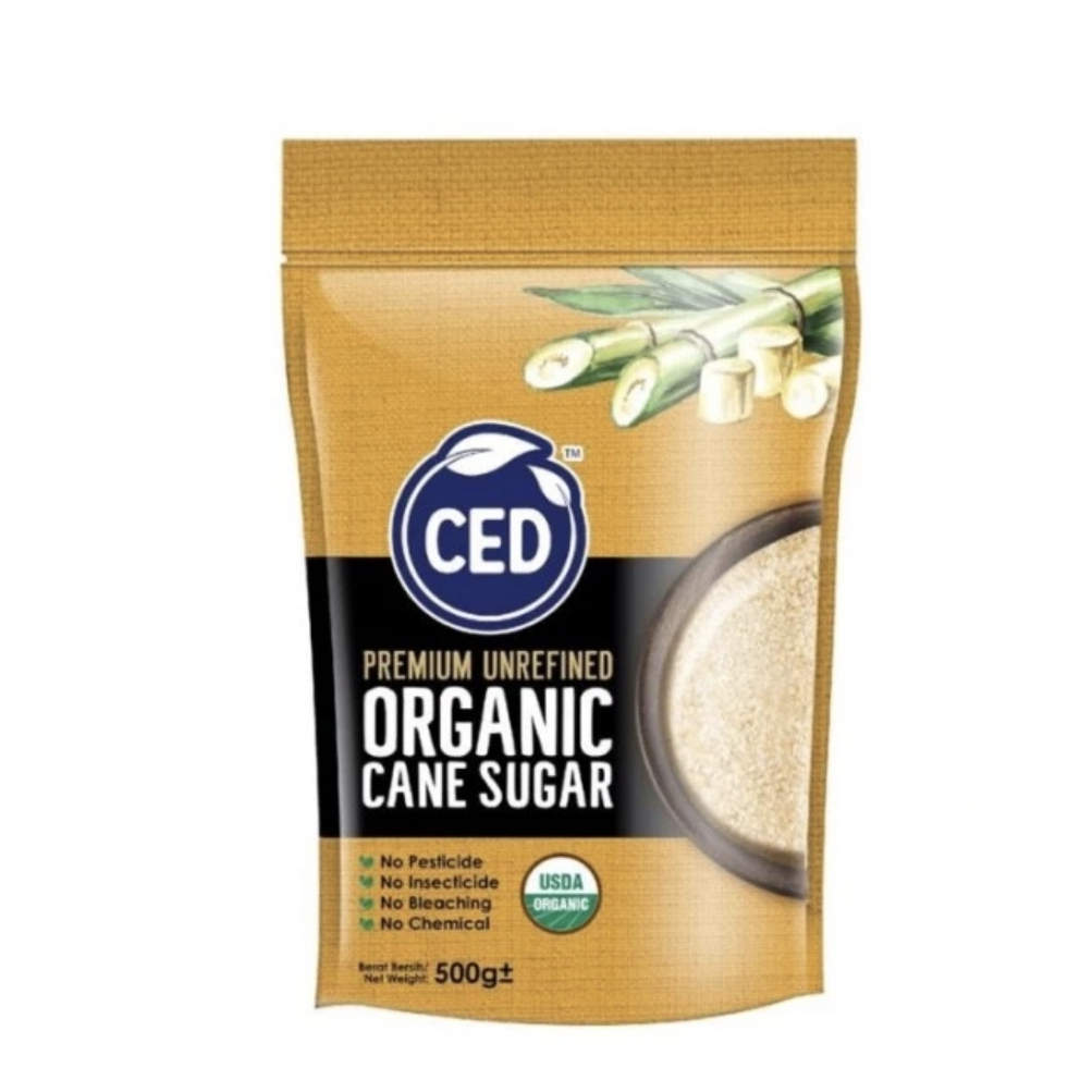 

CED Gula Tebu Organik | Organic Cane Sugar Premium 500g