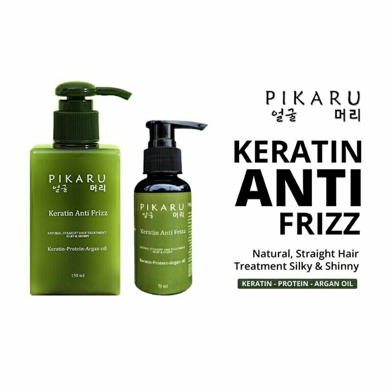 Pikaru Keratin Rambut Anti Frizz, Pikaru 100% Original