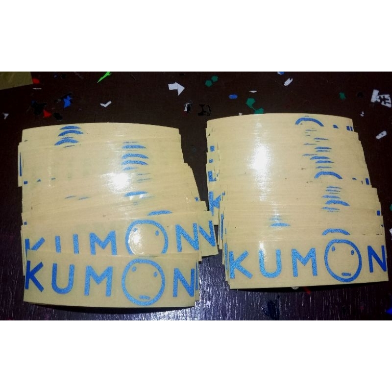

sticker cutting Kumon