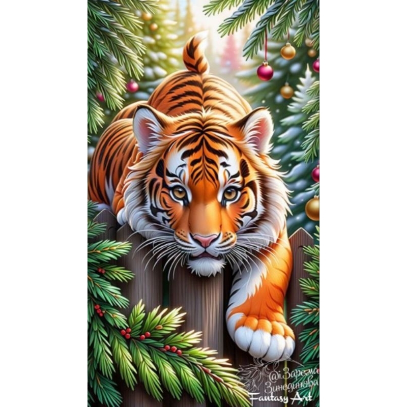 

stiker gambar macan size 20x30 cm
