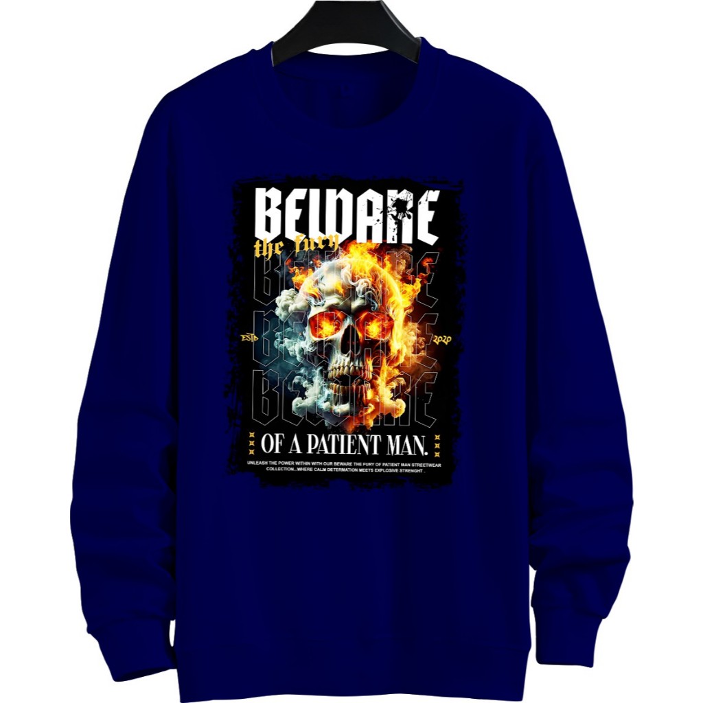 SWEATER HOODIE PRIA LENGAN PANJANG /JAKET SWEATER PRIA SABLON BEWARE /SWEATER PRIA DISTRO/SWEATER PR