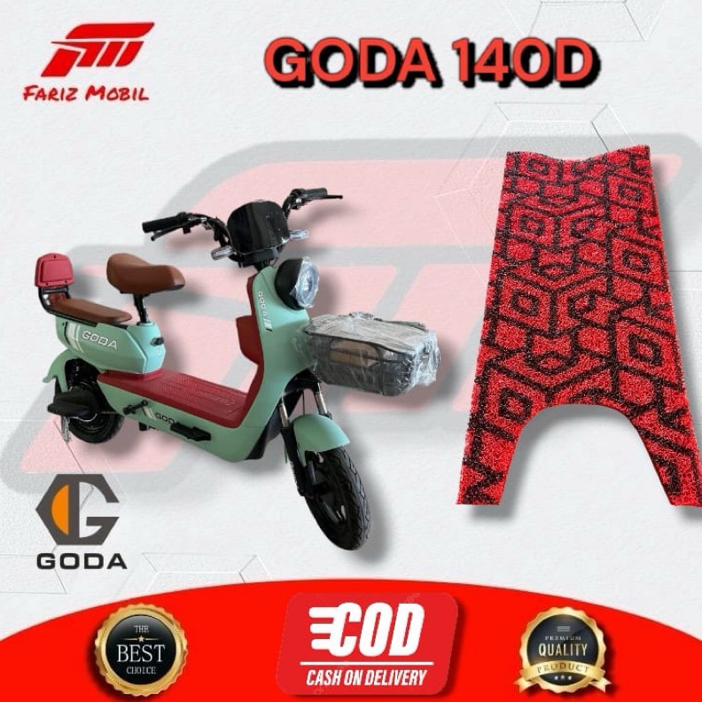 Alas kaki Karpet sepeda motor listrik GODA 14 D